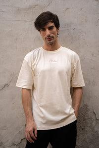 ZTOIQ Premium Oversized Cannoli Cream T-Shirt