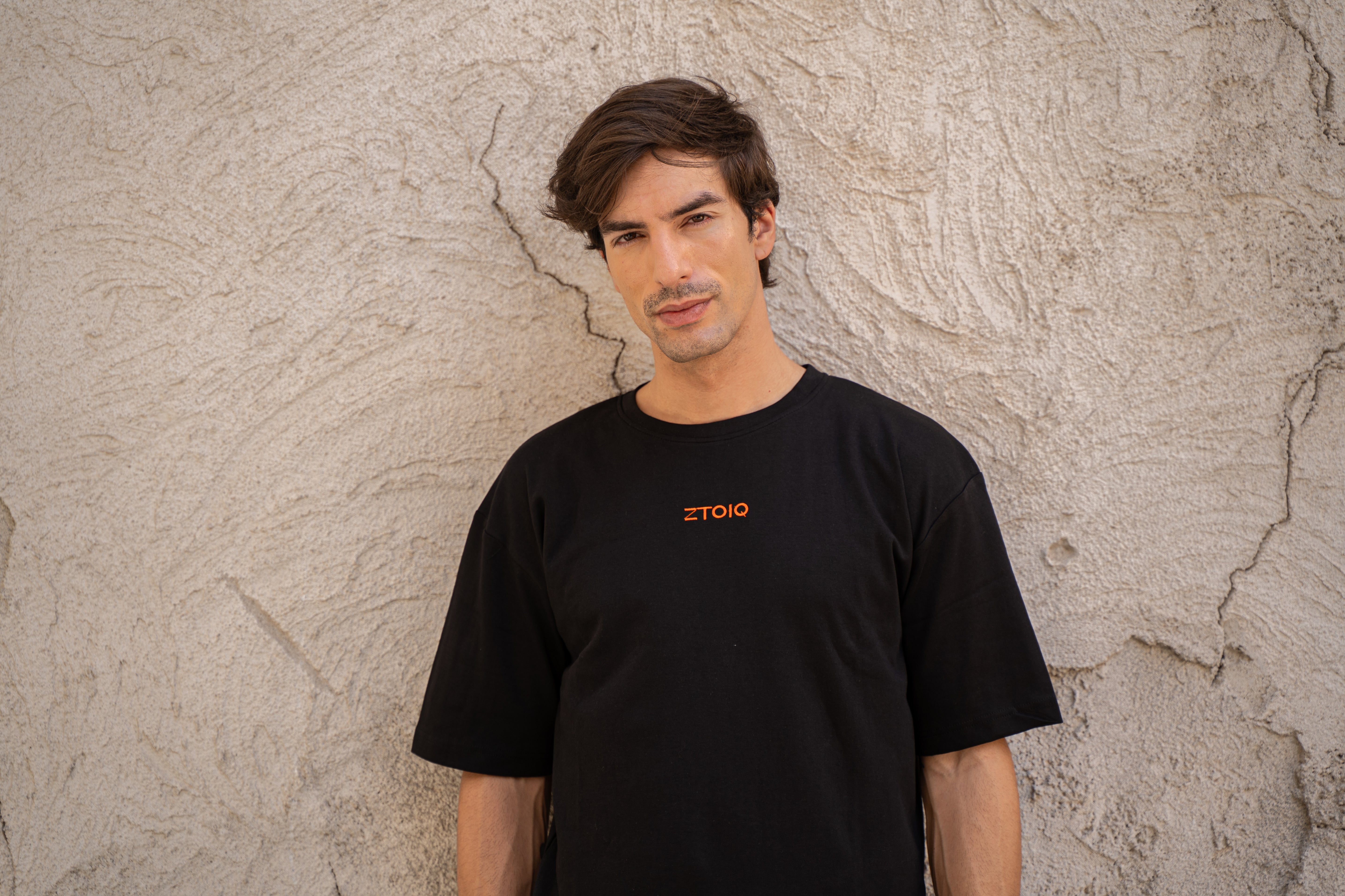 ZTOIQ Premium Oversized Black T-Shirt