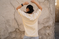 ZTOIQ Premium Oversized Cannoli Cream T-Shirt