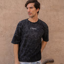 Inner Heaven Optical Wash Oversized Tee-Black