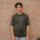 Inner Heaven Optical Wash Oversized Tee-Green