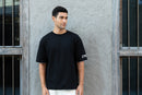 Oversized Tapestry T-Shirt - Black